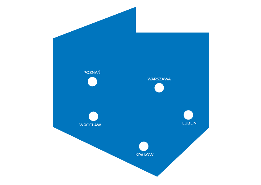 Mapa Polski